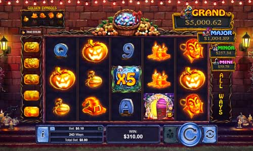 halloween treasures slot screen 1 - Halloween Treasures Slot Review