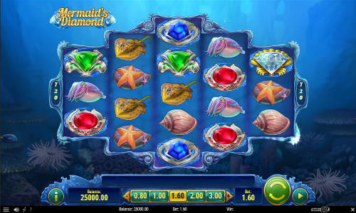 mermaids diamond slot screen - Mermaids Diamond Slot Game