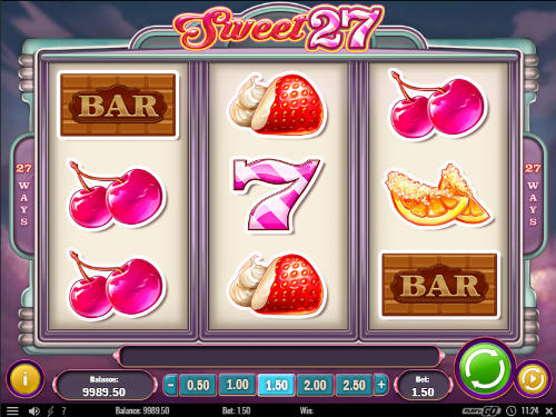sweet 27 slot screen - Sweet 27 Slot Game