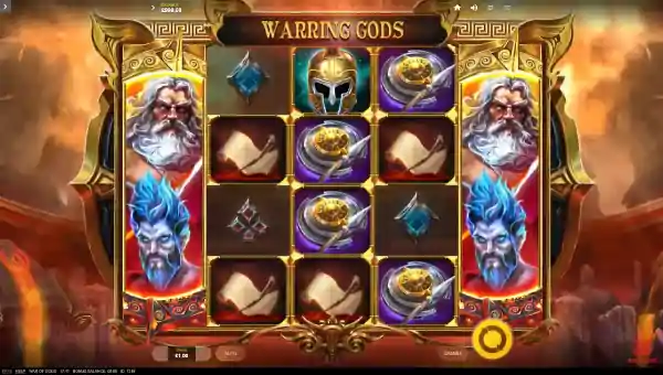 war of gods slot screen - War of Gods Slot Review