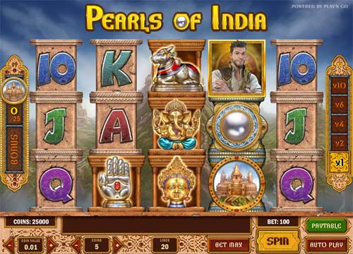 pearls of india slot screen - Pearls of India Slot Review