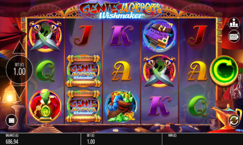 genie jackpots wishmaker slot screen - Genie Jackpots Wishmaker Slot Review