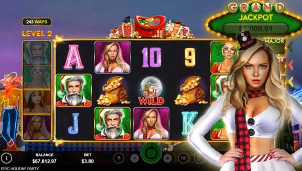 epic holiday party slot screen - Epic Holiday Party Slot Review