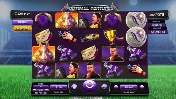 football fortunes slot screen - Football Fortunes Slot Review