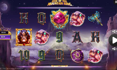 rise of the mountain king slot screen - Rise of the Mountain King Slot Review