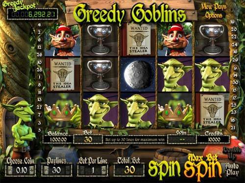 greedy goblins slot screen - Greedy Goblins Slot Review