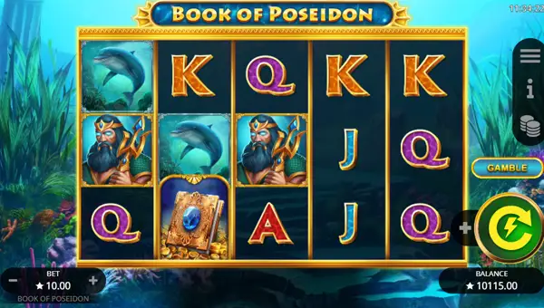 book of poseidon slot base game - Book of Poseidon Slot Review