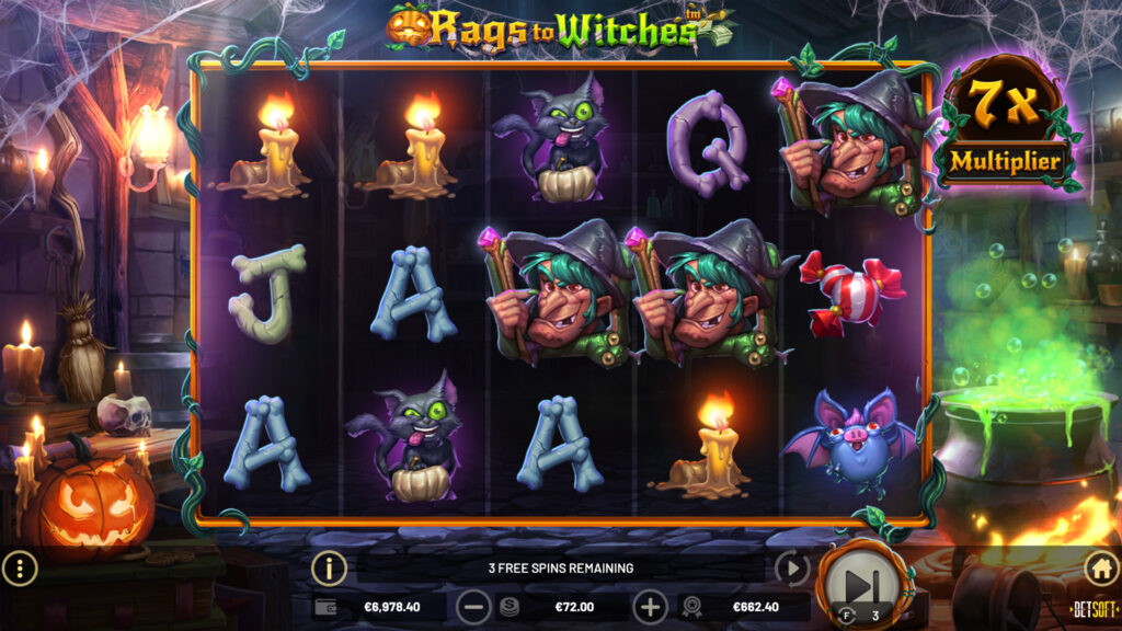 2 1024x576 - Rags to Witches Slot Review